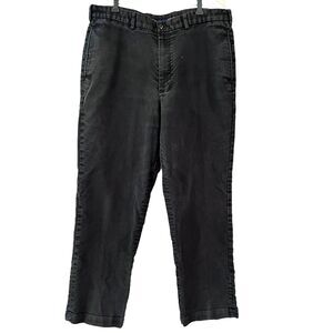 Brooks Brothers Black Hudson Chinos Size 38 Cotton Classic Work Casual